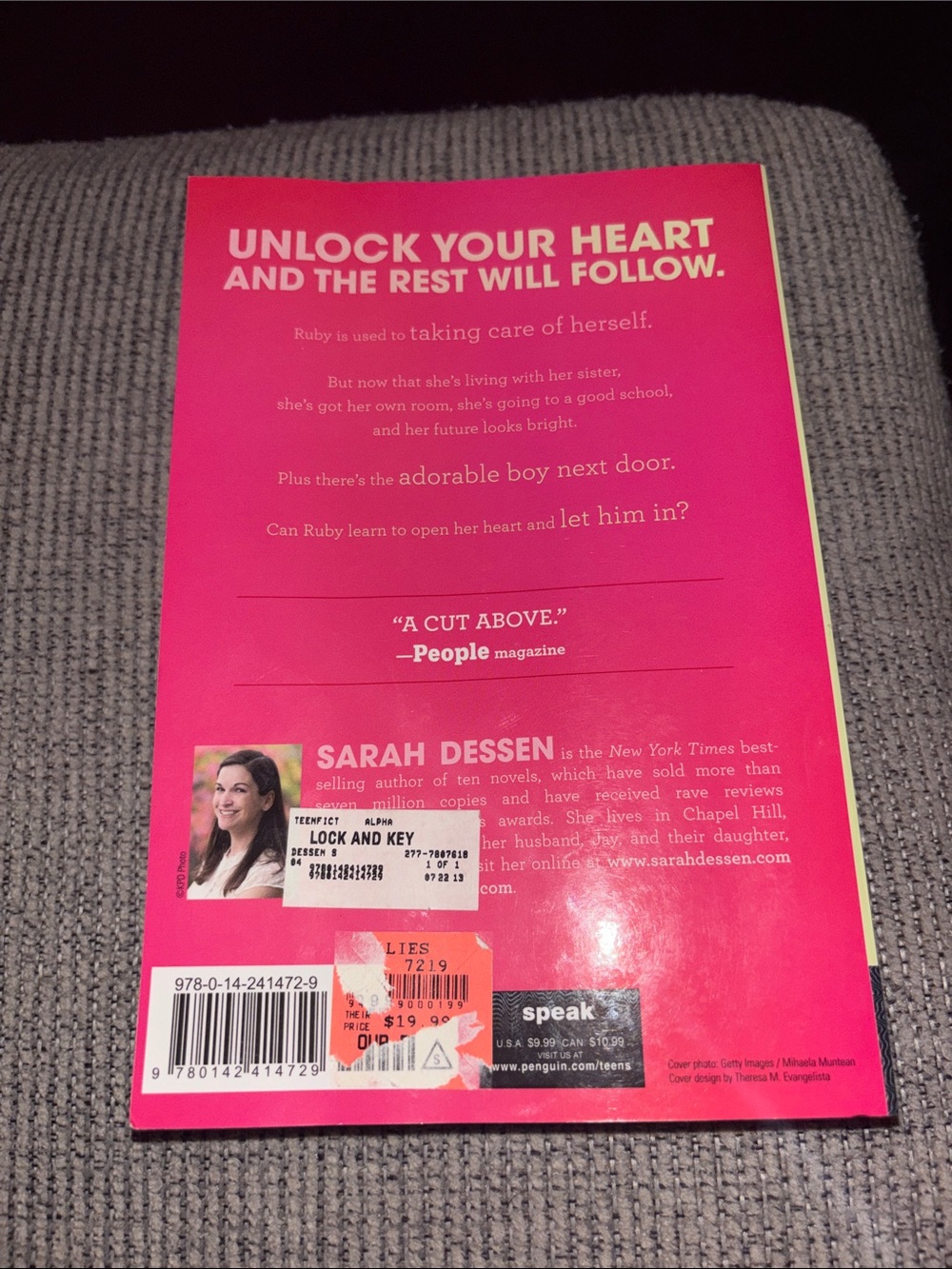 Lock & Key – Pink Cover Paperback - Picture 2 of 3
